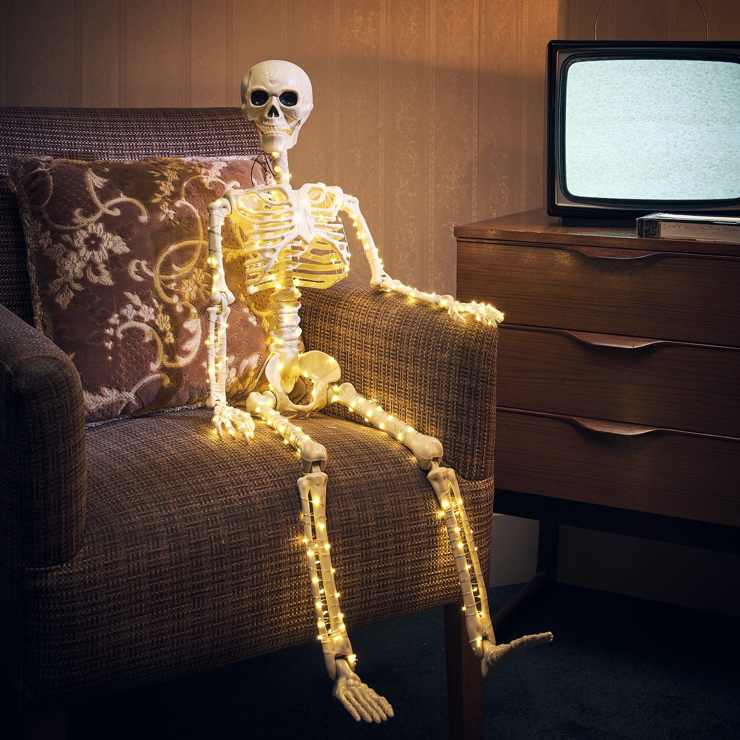 90cm Skeleton LED Halloween Decoration — official retailer photograph
