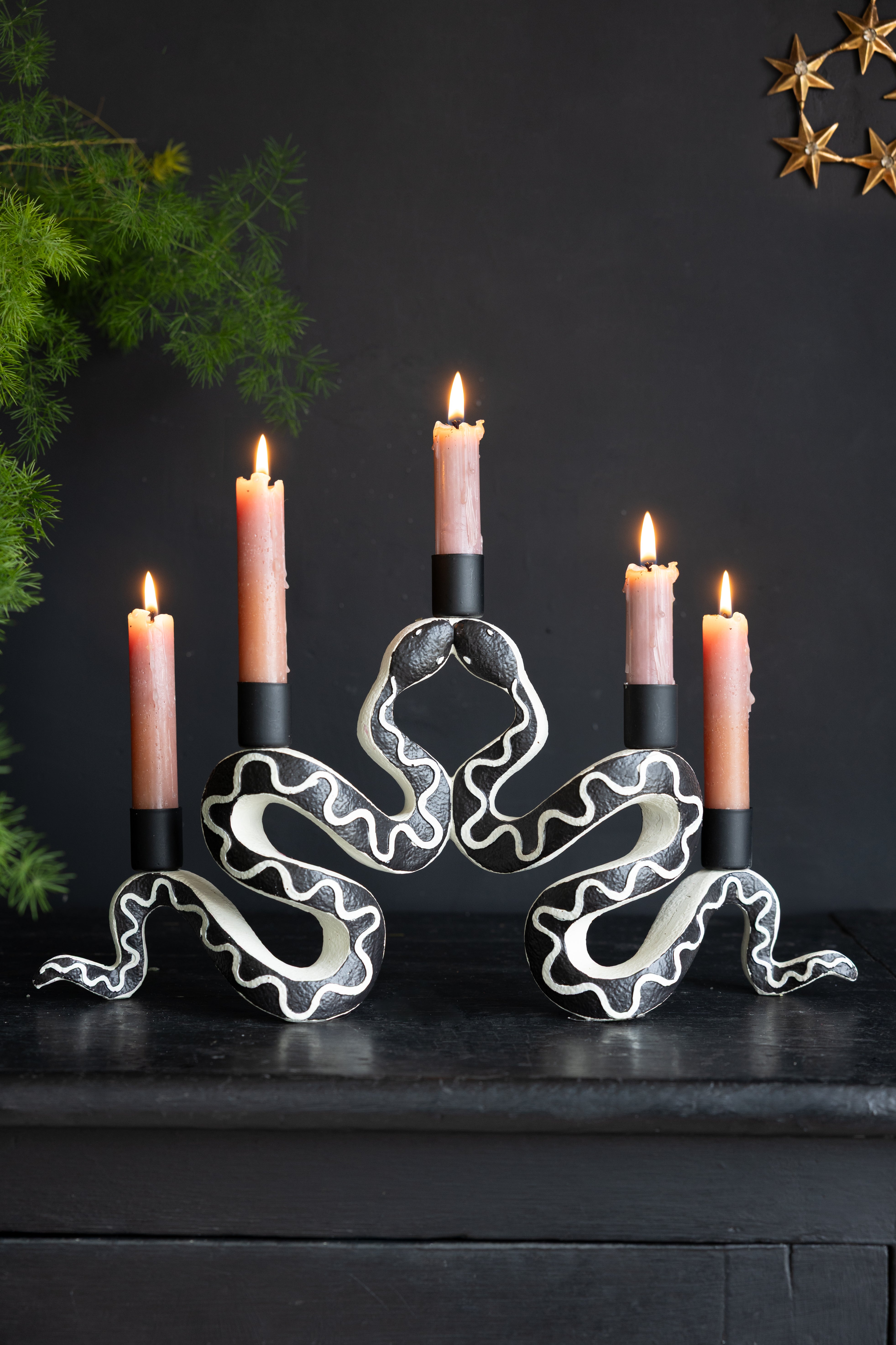 Gemini Snake Candelabra — official retailer photograph