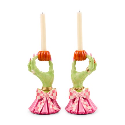 Glam 'o' ween Hand Candle Holders, Set of 2 — official retailer photograph