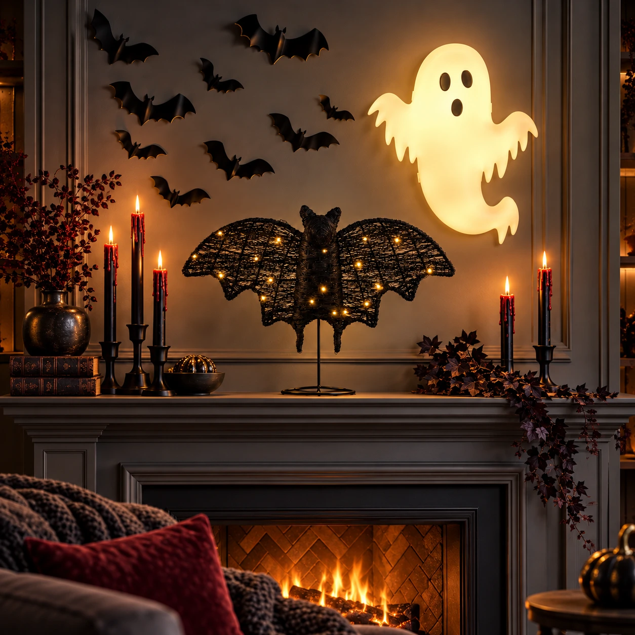 Illustrative Halloween styling concept