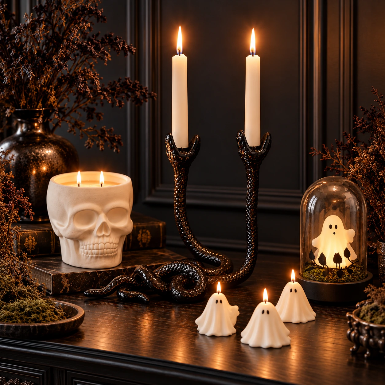 Illustrative Halloween styling concept