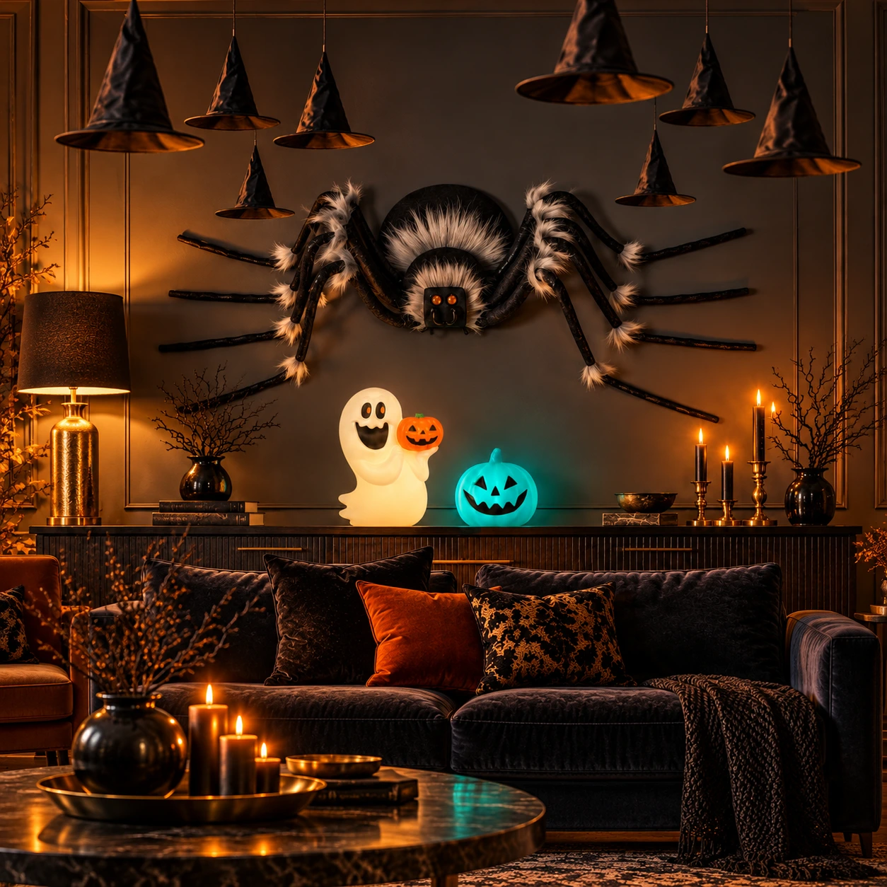 Illustrative Halloween styling concept