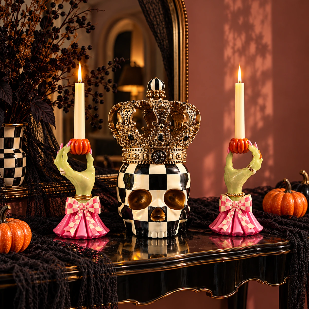 Illustrative Halloween interior concept