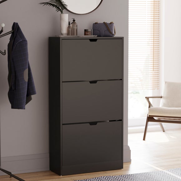 Vida Designs 3 Door Shoe Storage Cabinet