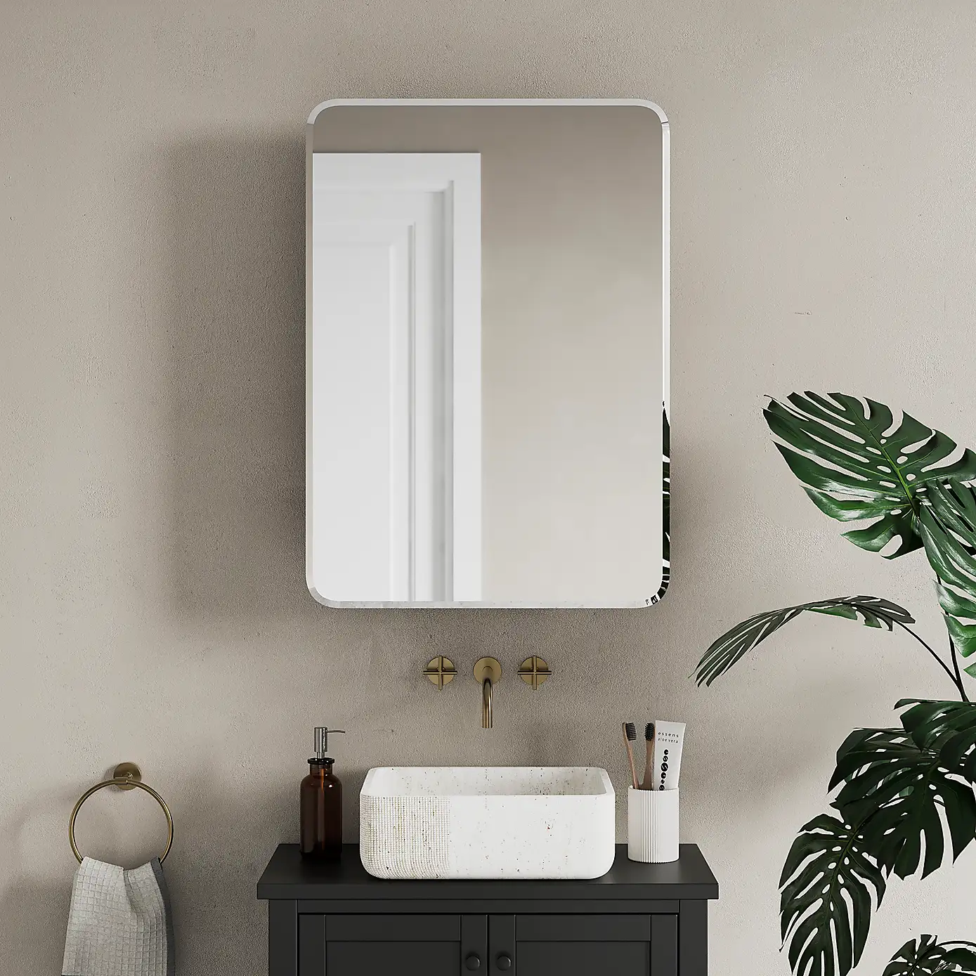 Fulton Bathroom Mirror Wall Cabinet